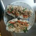 ＊ゆリっペ＊'s cooksnap of when they made ビビンパおにぎらず.