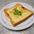 ＠迷子＠'s cooksnap of when they made ☆餅チーズ焦がしバター醤油トースト☆.