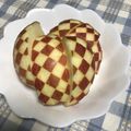 みかん141's cooksnap of when they made お弁当に◆ダイヤ柄のりんご.