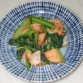 ガッキーパパ's cooksnap of when they made スピード料理☆小松菜のワサビ醤油炒め.