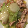 ほのぼのいっこ's cooksnap of when they made 白菜と豚肉のあっさり塩炒め♪.