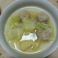 りんのパパです's cooksnap of when they made ＊鶏団子とキャベツのスープ＊.