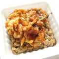 naru＊café's cooksnap of when they made あまりに簡単で・・・でも絶妙！納豆キムチ.