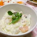 ともこキッチン's cooksnap of when they made 海老とキノコのチーズリゾット＊.