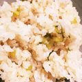 keroro38's cooksnap of when they made 大根の葉っぱの炊き込みご飯.