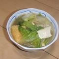 きらり流れ星's cooksnap of when they made うちのあるもの鍋.