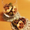 Moek_aaa's cooksnap of when they made ワッフル型でころころクッキーつくったよ.