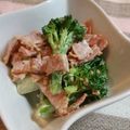 いしまいﾁｬﾝ's cooksnap of when they made ◆ブロッコリーとベーコンのごまマヨサラダ.