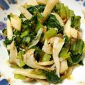 たぴママ's cooksnap of when they made 妊婦さんへ＊小松菜エリンギの梅おかか和え.