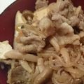 のる♪̆̈'s cooksnap of when they made 牛よりハマる！？★絶品豚すき焼き.