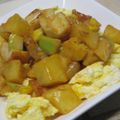 robicat's cooksnap of when they made ◎ちくわとじゃがいものケチャップ炒め◎.
