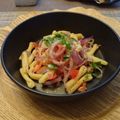 melmarilyn's cooksnap of when they made 赤玉ねぎのパスタ.