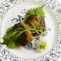 mammamiwa♪'s cooksnap of when they made 豆腐・おから・ひじきの入ったハンバーグ.