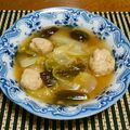 よっⓒ犬's cooksnap of when they made 鶏むね肉のつくねと☆白菜の温かうま煮★.