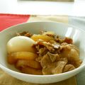 ちょこ０１７'s cooksnap of when they made 大根柔らか♪豚バラ大根☻半熟玉子添え.