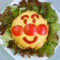 まり猫's cooksnap of when they made アンパンマンキャラオムライス.