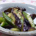 るなまりー's cooksnap of when they made めんつゆで★茄子とオクラの生姜焼き.