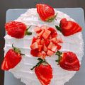 ぽんまきさん's cooksnap of when they made ◆◇デコ◇◆苺のケーキ　誕生日に☆.