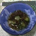 おはなすき's cooksnap of when they made キュウリのもずく酢和え.