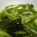☆chiemi♪★'s cooksnap of when they made ワサビが決め手☆めかぶ胡瓜♡.