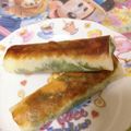 yuntakaa's cooksnap of when they made はんぺんのタラマヨチーズ春巻き.