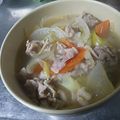 kisa01's cooksnap of when they made 根菜づくしの生姜入り豚汁.