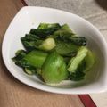 灘田kinuko's cooksnap of when they made 【簡単】ちんげん菜炒め(1〜2人用).