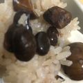 ネーネ８'s cooksnap of when they made あまった黒豆煮で豆ご飯.