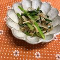 edame's cooksnap of when they made かぶ葉の炒め物.