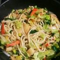 ペガ姫's cooksnap of when they made ⭐オススメ簡単焼きうどん⭐.
