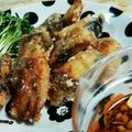 ゆこPIN's cooksnap of when they made ぶりの竜田揚げ～万能ねぎだれ添え.