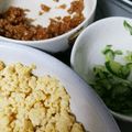 ひろくみくみ's cooksnap of when they made ヘルシー？豆腐でかさましタマゴ丼.