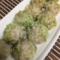 tagakmk's cooksnap of when they made 電子レンジで！ジューシーキャベツ肉団子.