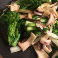 クックKGLJ14☆'s cooksnap of when they made ■菜の花とやりいかのソテー・バター醤油で.