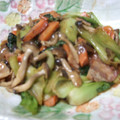 まかべん's cooksnap of when they made 青梗菜とベーコンのオイマヨ炒め.
