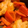 え•こ's cooksnap of when they made 鶏肉とパプリカのレモン炒め.