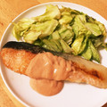 ハニヲ☆'s cooksnap of when they made 鮭のムニエル　オーロラソースで旨っ!.