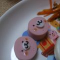 ゆーあちん's cooksnap of when they made ソーセージでさくらゴマ　キャラ弁のおかず.