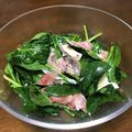 カミフル's cooksnap of when they made ほうれん草と生ハムとカマンベールのサラダ.