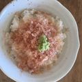 しーにょん's cooksnap of when they made テレビで演ってた わさび丼作ってみた.