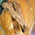 おうちゃん母さん's cooksnap of when they made 基本のビスコッティ　マクロビおやつ.