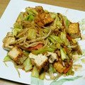 えま＊'s cooksnap of when they made 給料日前の節約に。厚揚げ味噌炒め。.