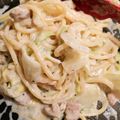 nanik0re's cooksnap of when they made ■豚肉と白菜のクリームパスタ■.