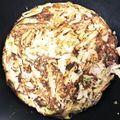 kazumin39's cooksnap of when they made 新玉ねぎと長いものチヂミ☆.