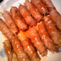 富士山藤子's cooksnap of when they made えのき＆もやしの✿肉巻き.