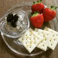 ☆Rokko☆'s cooksnap of when they made 黒豆煮＆クリームチーズの美味クリーム.