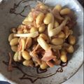 BYU's cooksnap of when they made 簡単一品♡ 大豆とベーコンの醤油炒め.