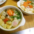 しのばぁたん's cooksnap of when they made 柚子の香りがいい〜♡揚げ餅のお吸い物.