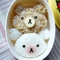 ケロらぶ's cooksnap of when they made リラックマのキャラ弁★.