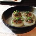 misatona's cooksnap of when they made ✿大根の肉詰め～とろりあんかけ✿.